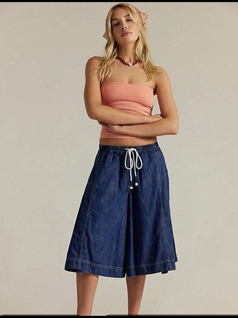 We The Free Distant Lover Culotte Jeans